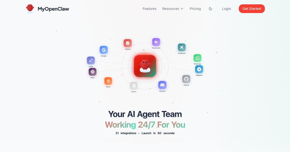 MyOpenClaw screenshot